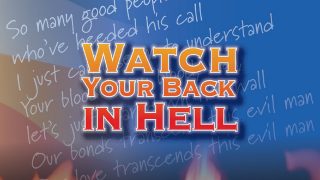 DAVID MASSEY..Watch Your Back IN Hell..Cover